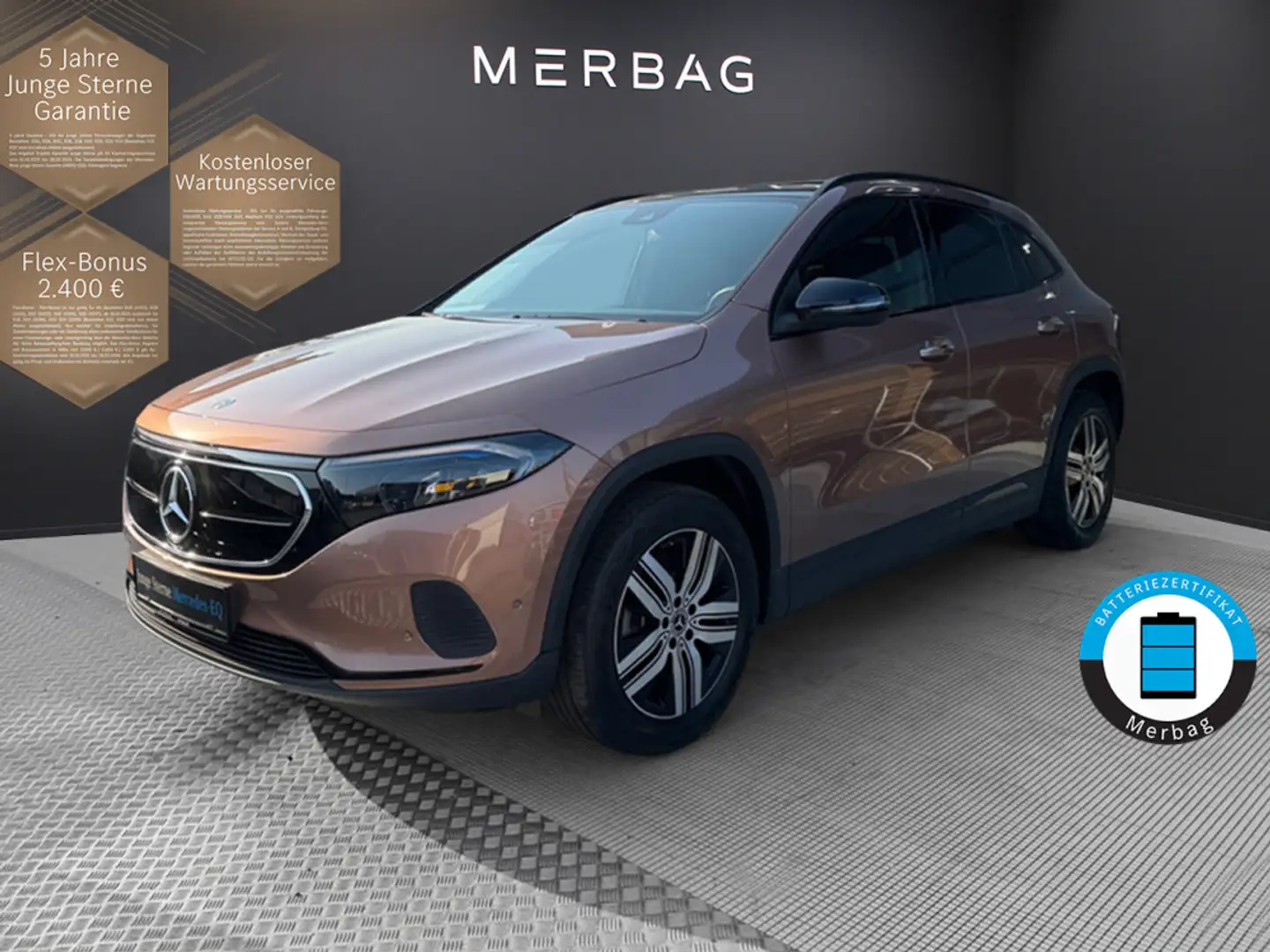 Mercedes-Benz EQA 300 4M *Pano Night AHK Keyless-Go Kamera Gold - 2