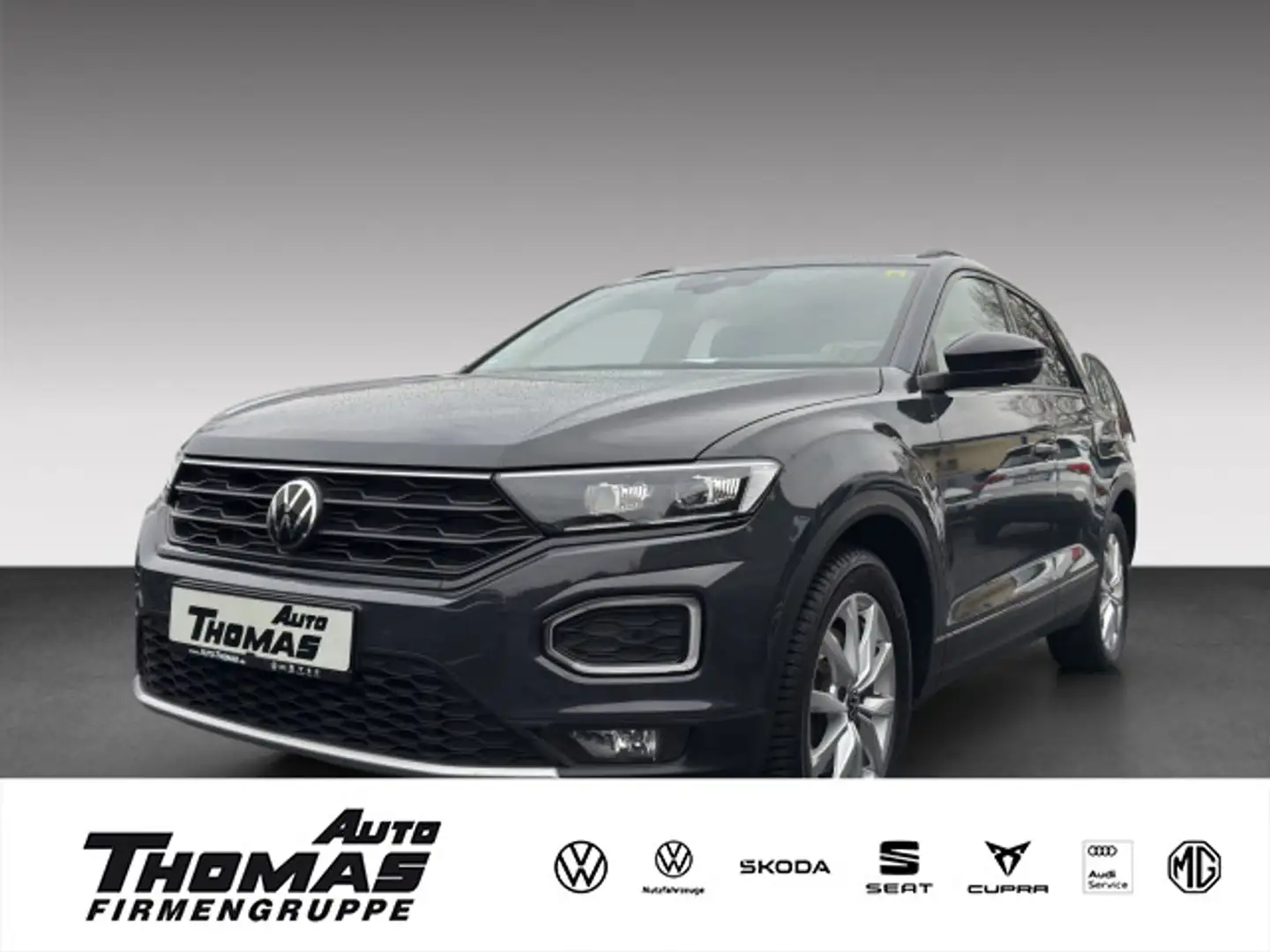 Volkswagen T-Roc 2.0 DSG TSI Sport 4Motion Klima SHZ Grau - 1