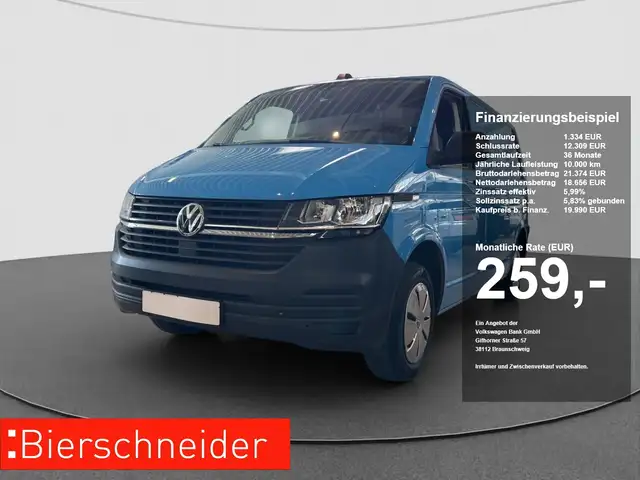 Volkswagen T6 Transporter Kasten 2.0 TDI KR AHK SHZ PDC APP REGALAUSBAU FLÜG