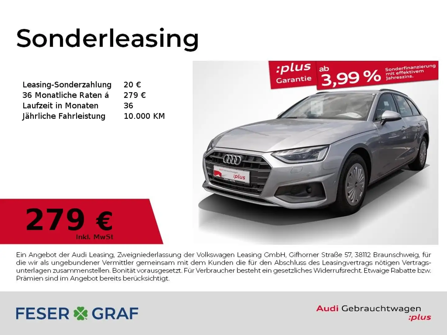 Audi A4 Avant 35 TFSI,Matrix,Navi+,AZV Silber - 1