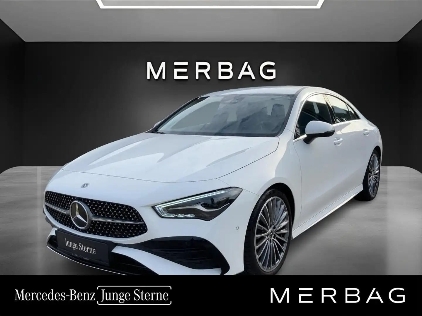 Mercedes-Benz CLA 200 d Coupé AMG Line Weiß - 1