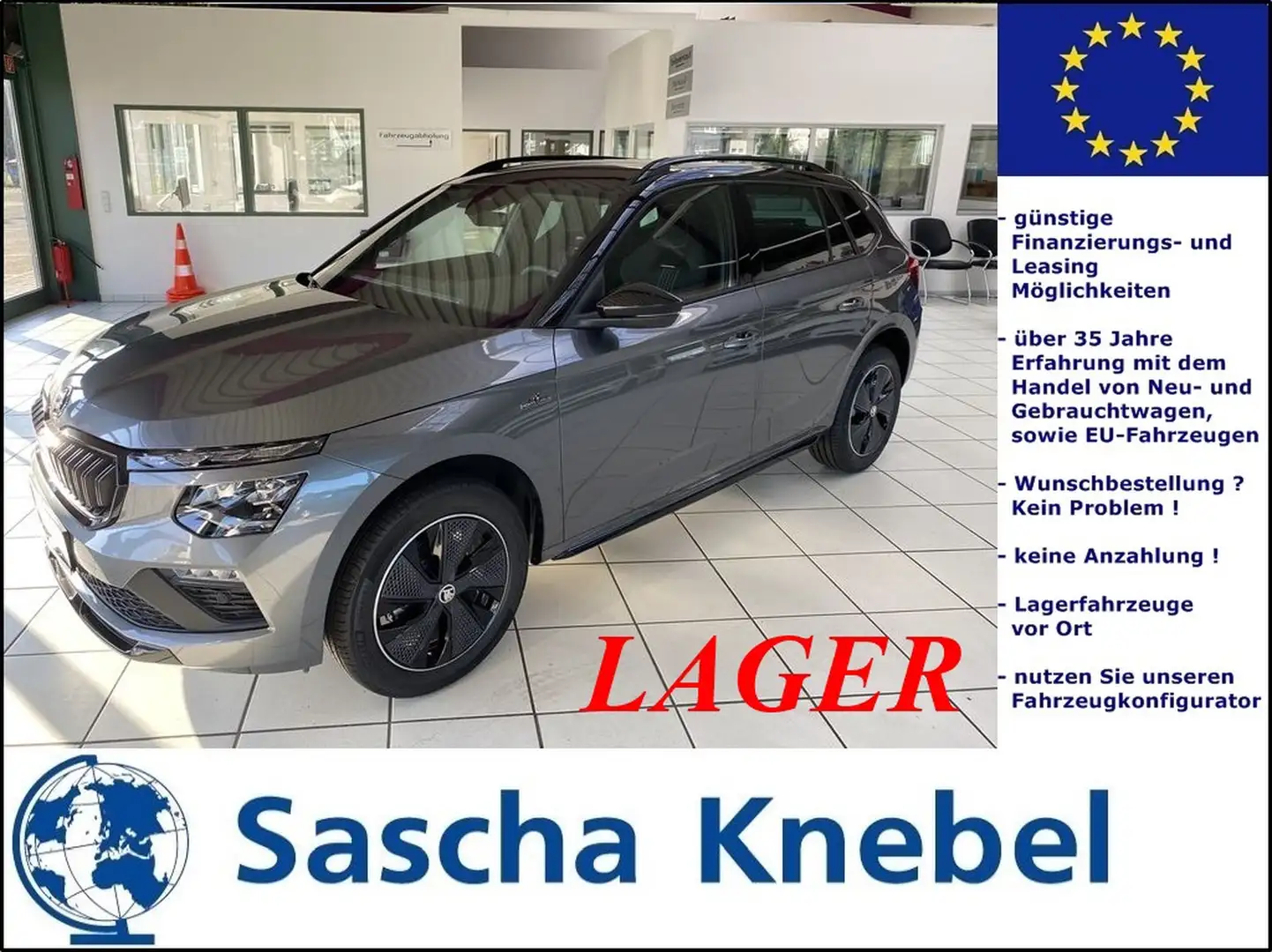 Skoda Kamiq 1.5 TSI ACT DSG Monte Carlo AHK Winterpaket 18 Zol Grau - 1