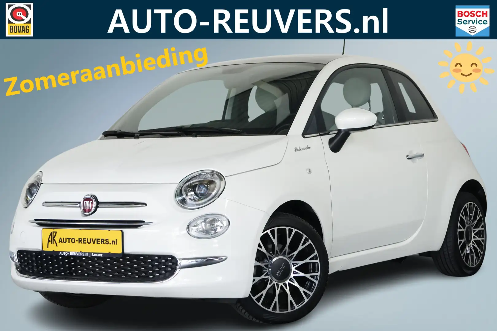 Fiat 500 1.0 Hybrid Dolcevita / Panorama / Cruisecontrol / Wit - 1