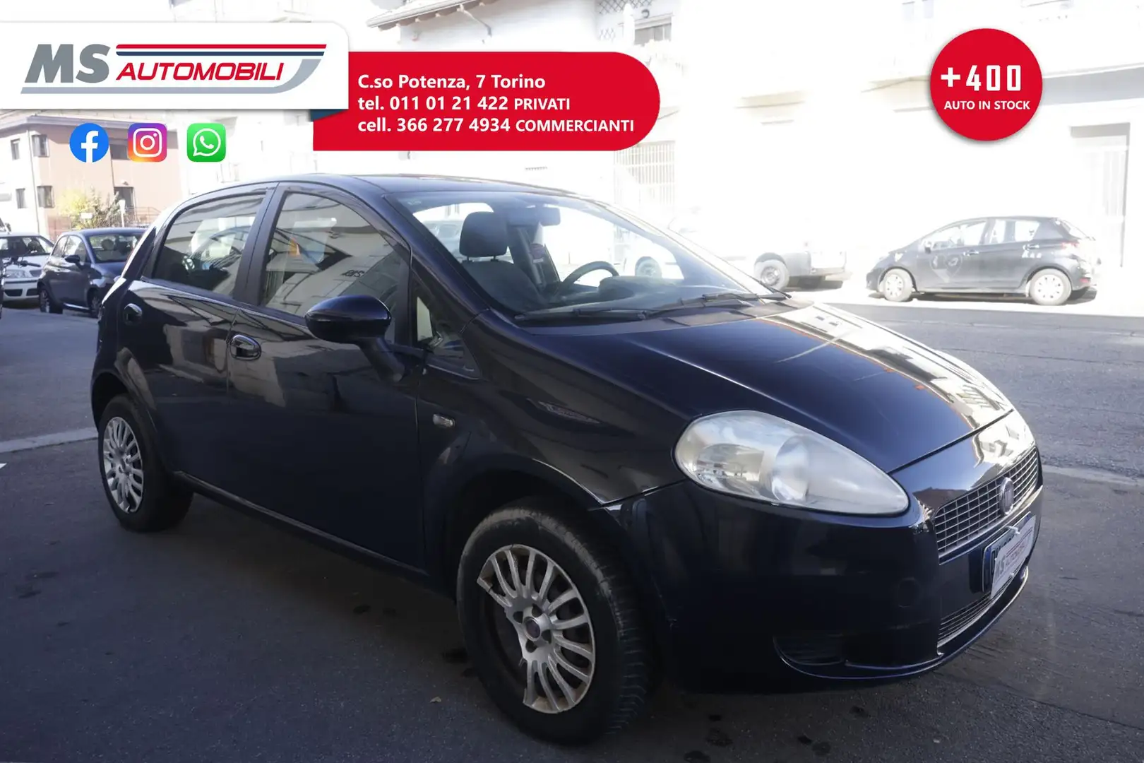 Fiat Grande Punto FIAT Grande Punto 1.4 5 porte Active Natural Powe Blu/Azzurro - 2