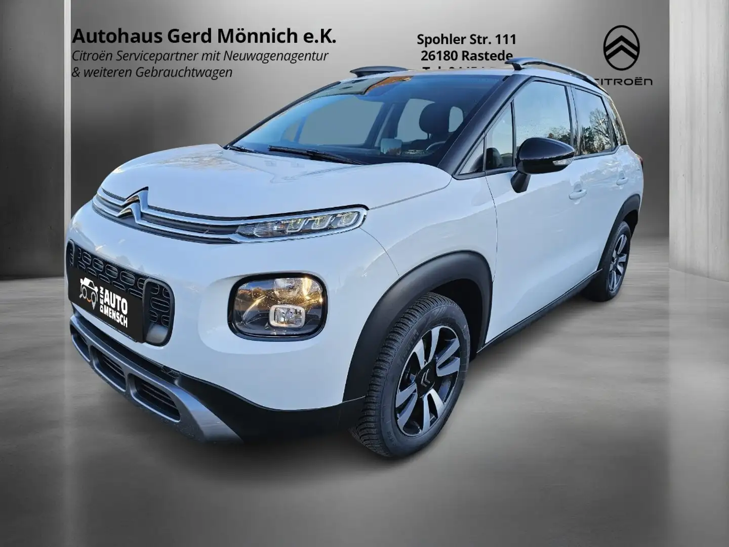 Citroen C3 Aircross 1.2 PureTech 110 Shine SHZ Navi Kamera PDC Klima Bianco - 1