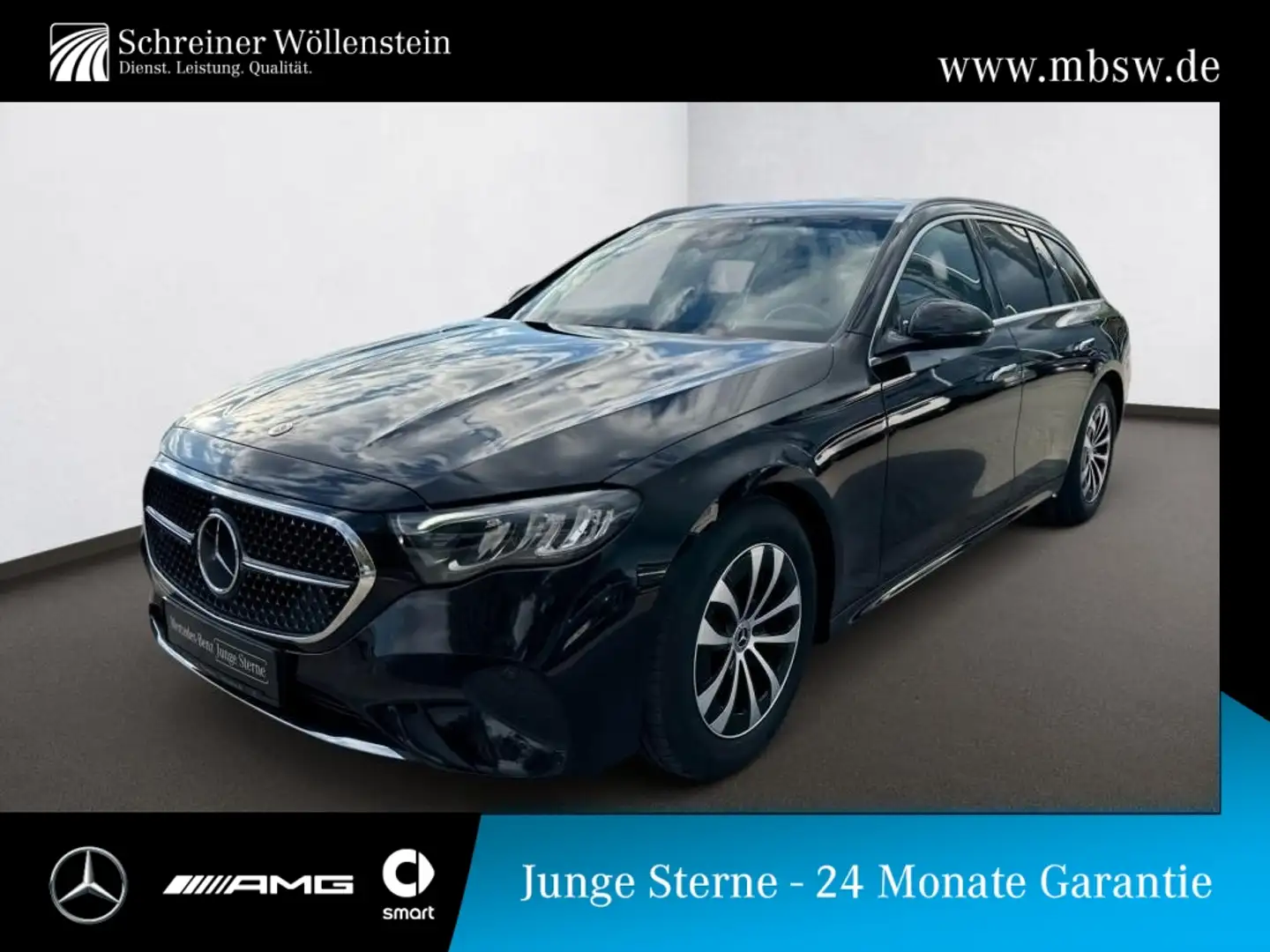 Mercedes-Benz E 200 T Avantgarde-Adv*AHK*FAP+*KeyGo*WiP*DISTR* Schwarz - 1