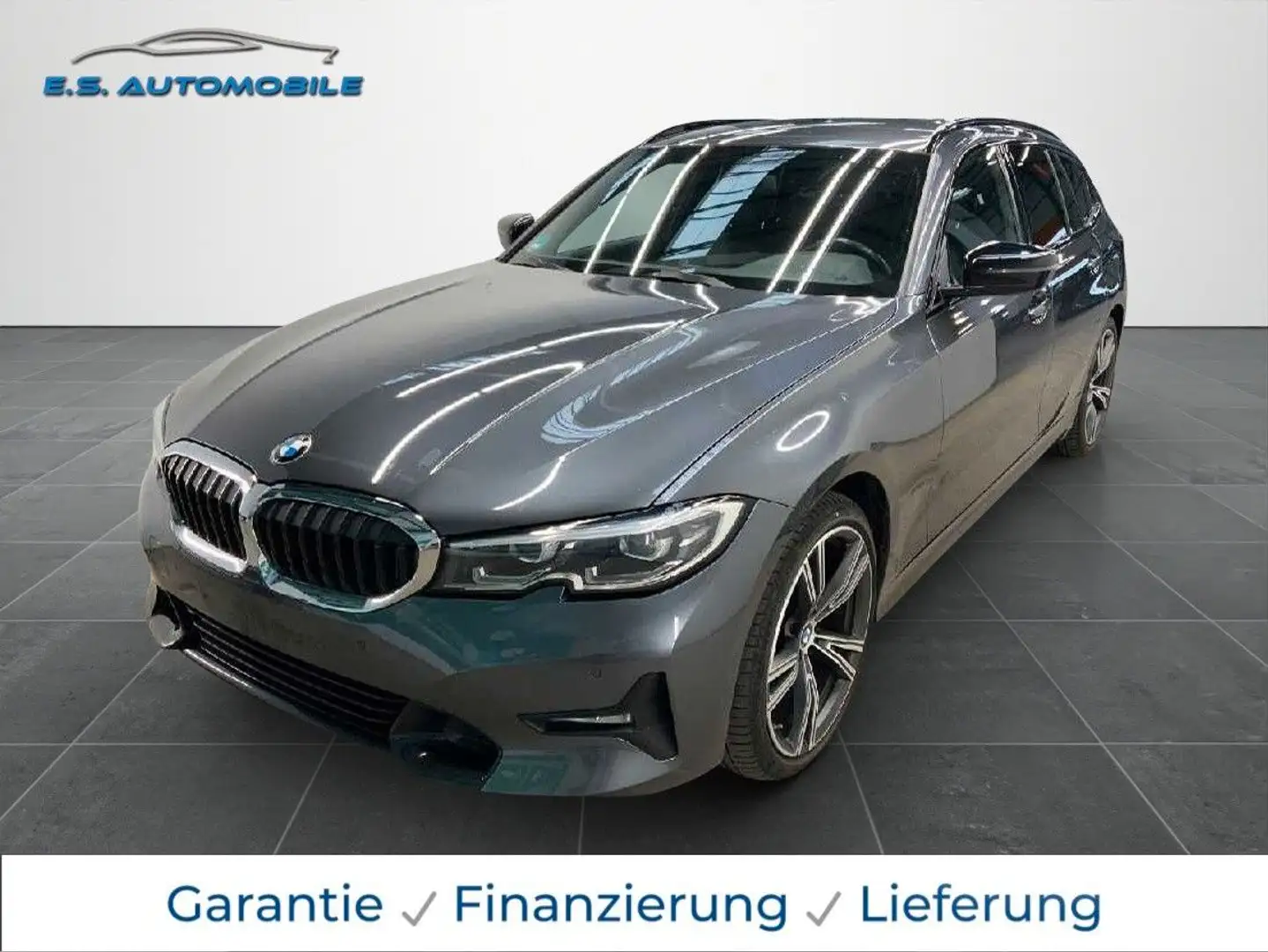 BMW 318 d Sport-Line GARANTIE/AUT/LEDER/1HAND/KEYLESS Gris - 1