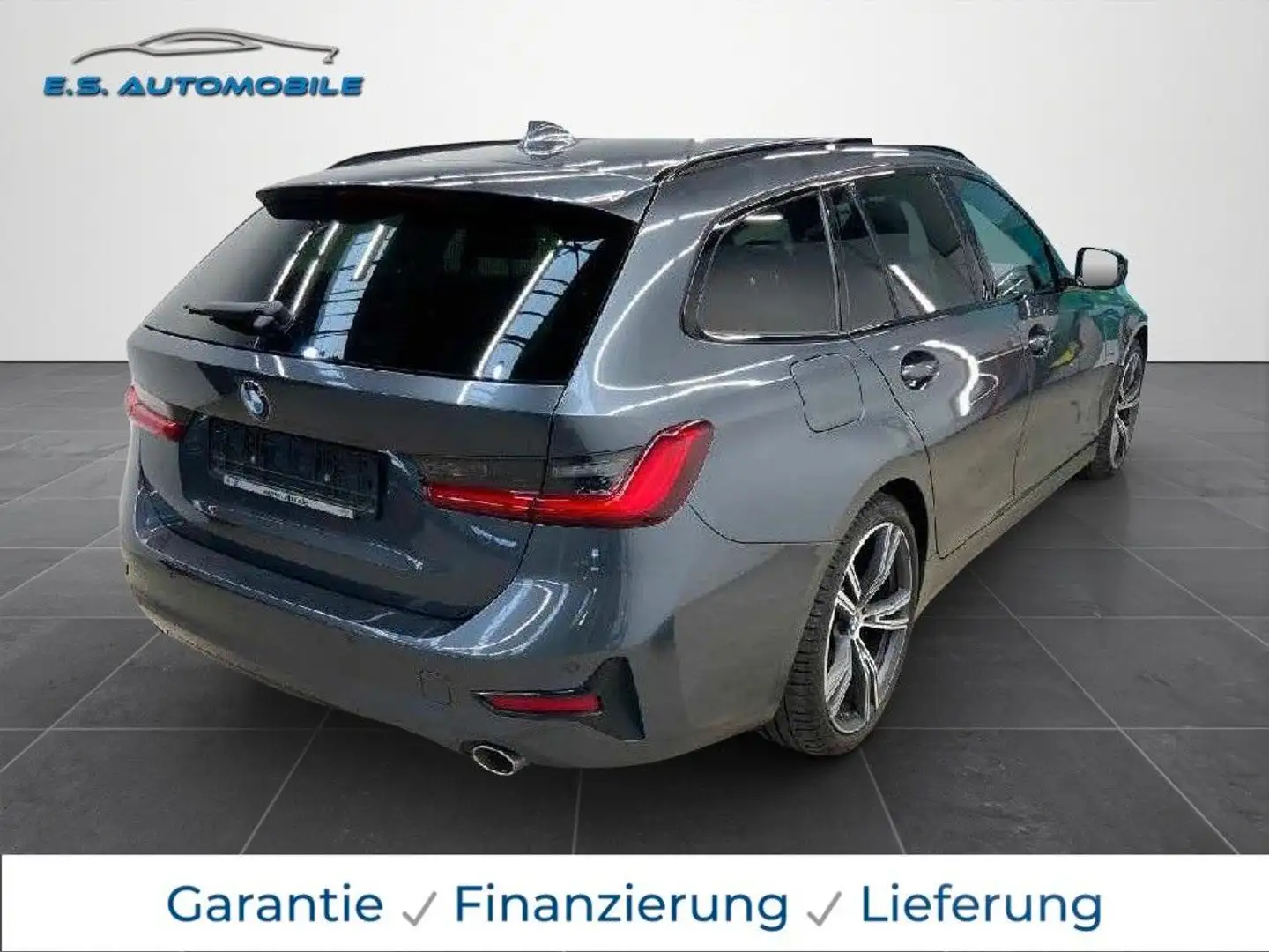 BMW 318 d Sport-Line GARANTIE/AUT/LEDER/1HAND/KEYLESS Gris - 2