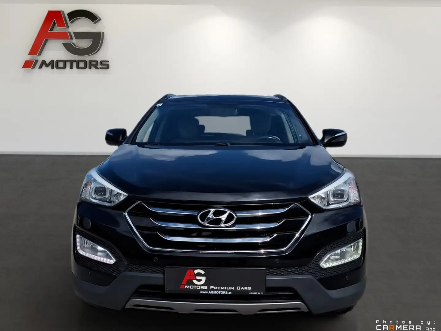 Hyundai SANTA FE 2,2 CRDi Style Aut./Navi/Kamera/AHK/Leder/SHZ/PDC Schwarz - 2
