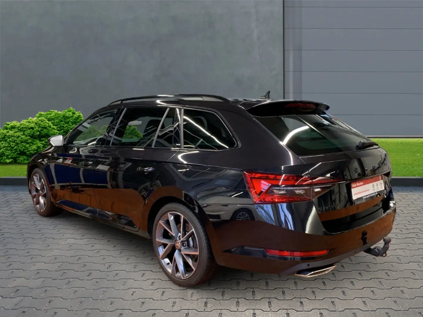 Skoda Superb Combi SportLine 4x4 2.0 TSI+Klimaautomatik+Alufelg Чёрный - 2