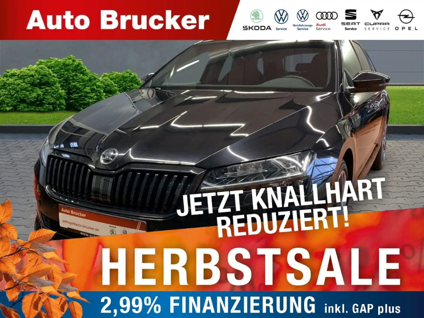 Skoda Superb Combi SportLine 4x4 2.0 TSI+Klimaautomatik+Alufelg Чёрный - 1