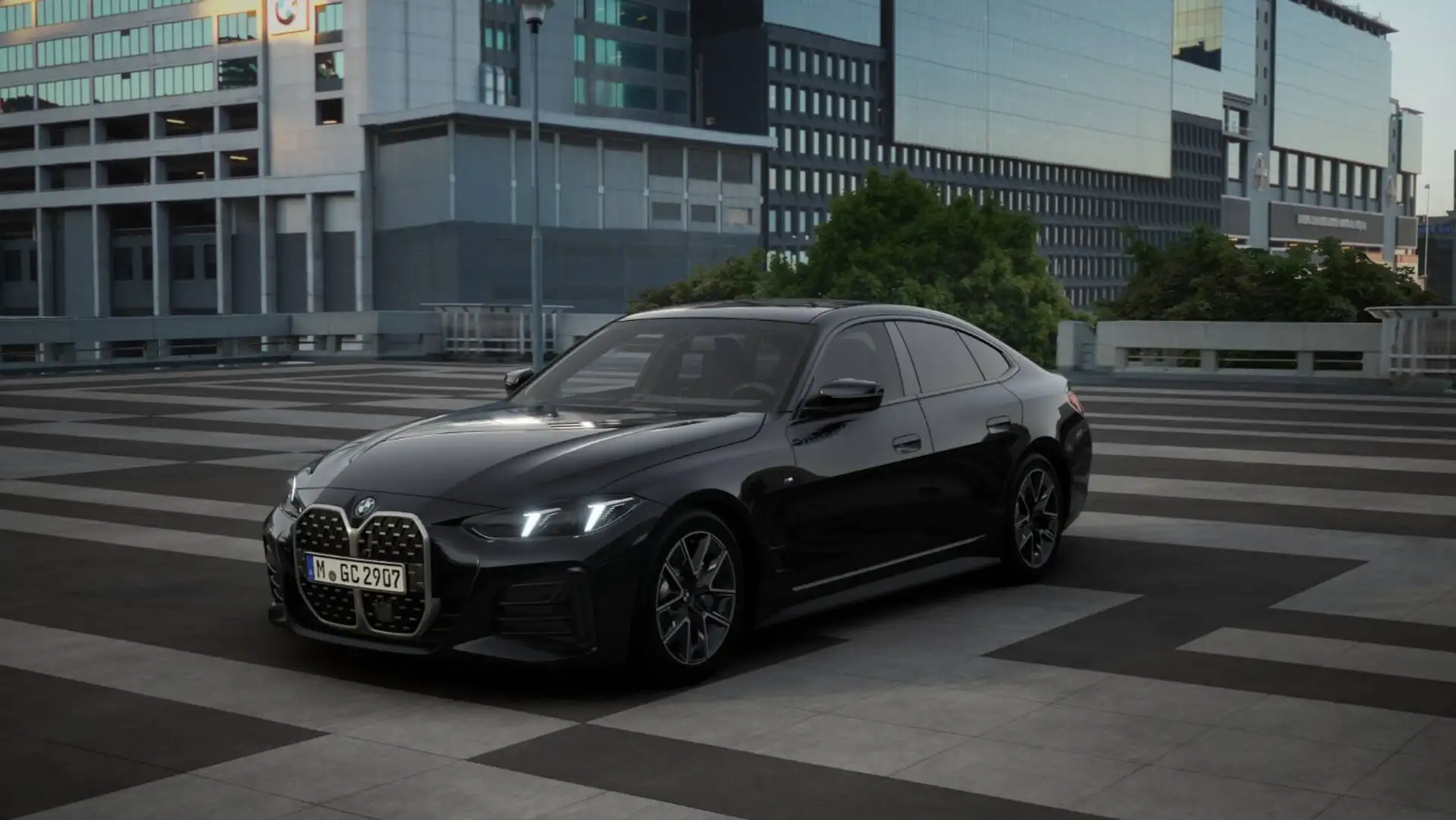 BMW 430 i xDrive Gran Coupé ///M-Sport ACC AHK SHD HiFi Noir - 1
