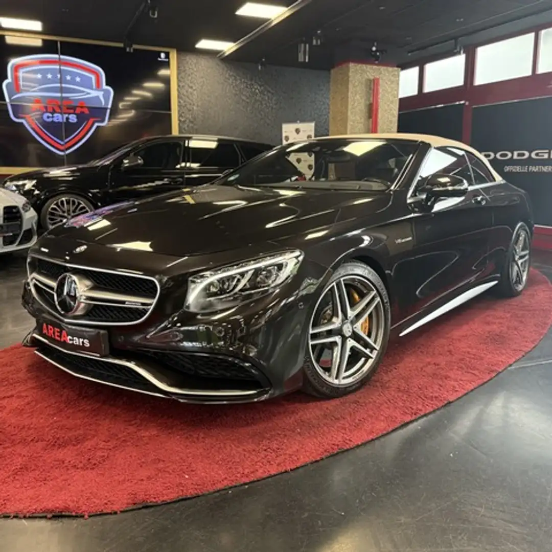 Mercedes-Benz S 63 AMG Cabrio 4M HUD AIRMATIC MASSAGE BUR 360 Braun - 2