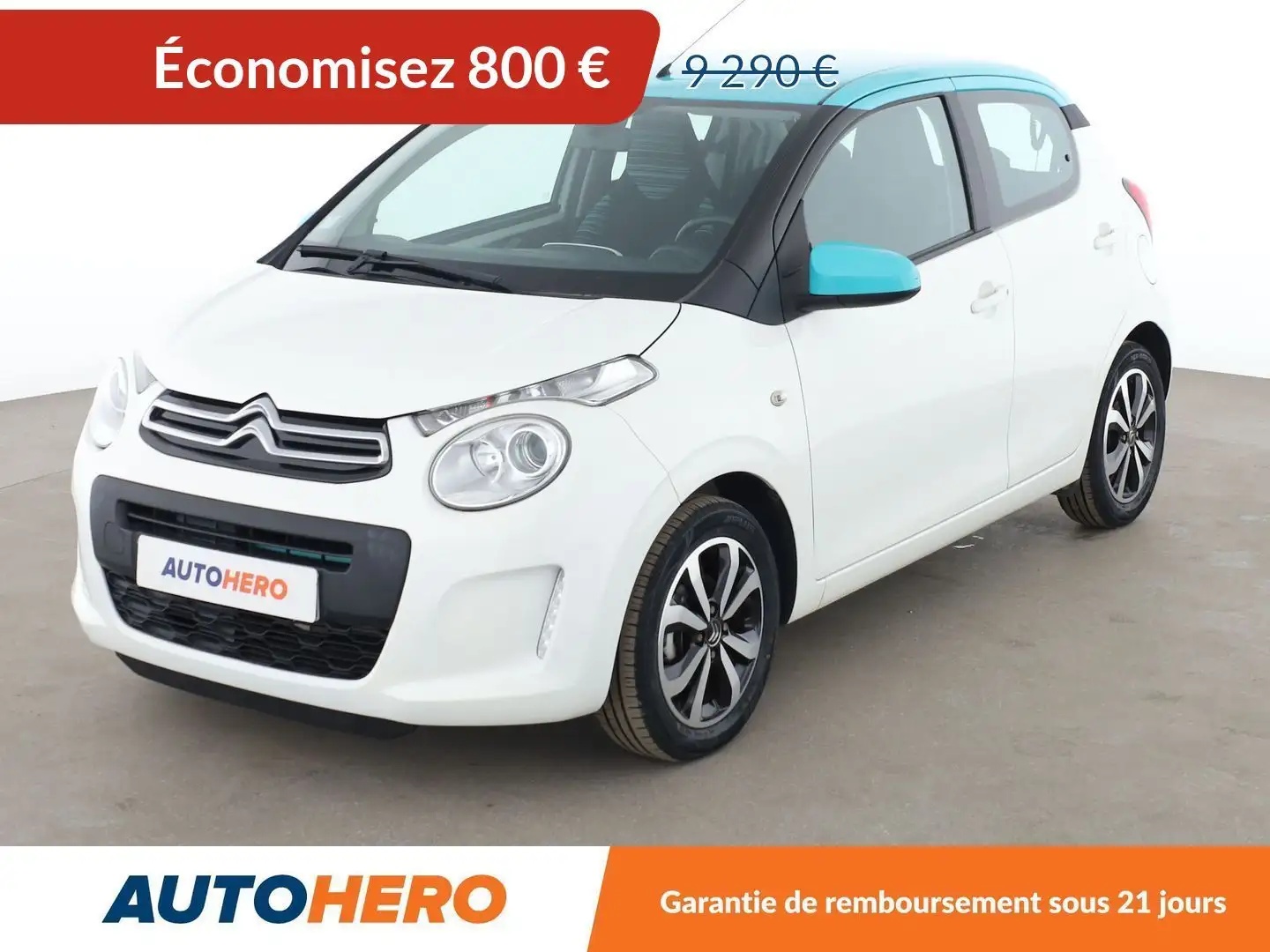 Citroen C1 1.0 VTi Millenium Blanc - 1
