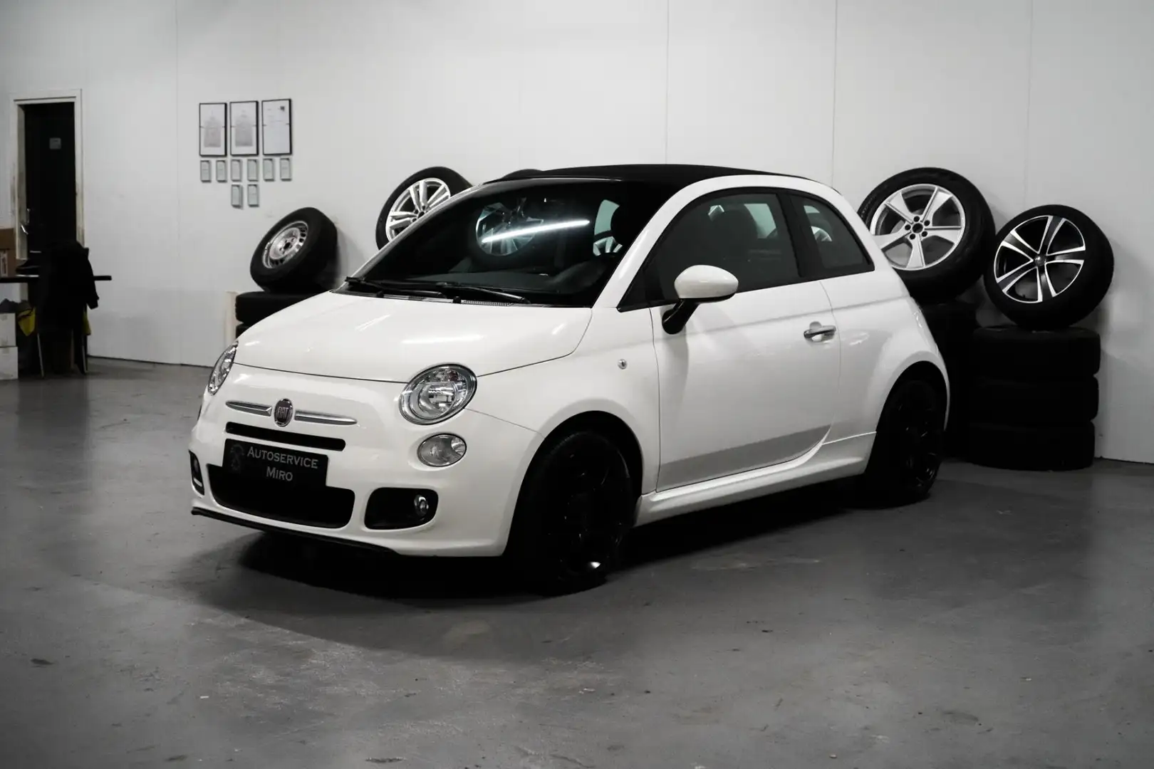 Fiat 500C 0.9 TwinAir Lounge Airco l LMV l Half Leder Blanc - 2