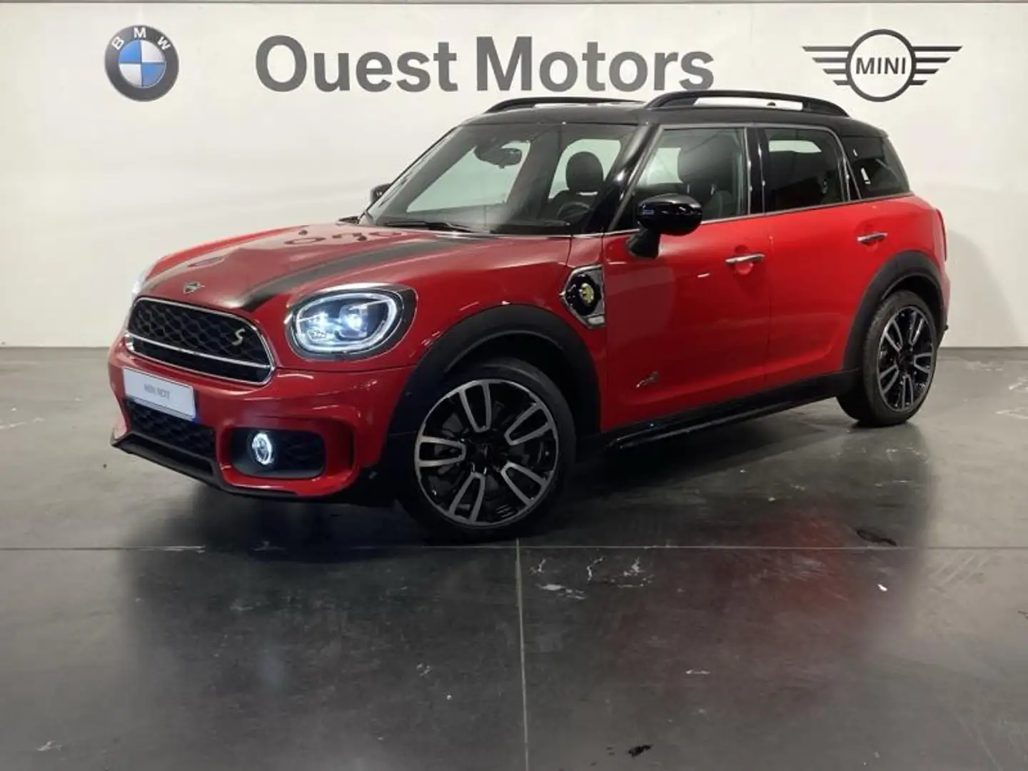 MINI Countryman C Cooper SE  125ch + 95ch JCW ALL4 BVA6 Rouge - 1