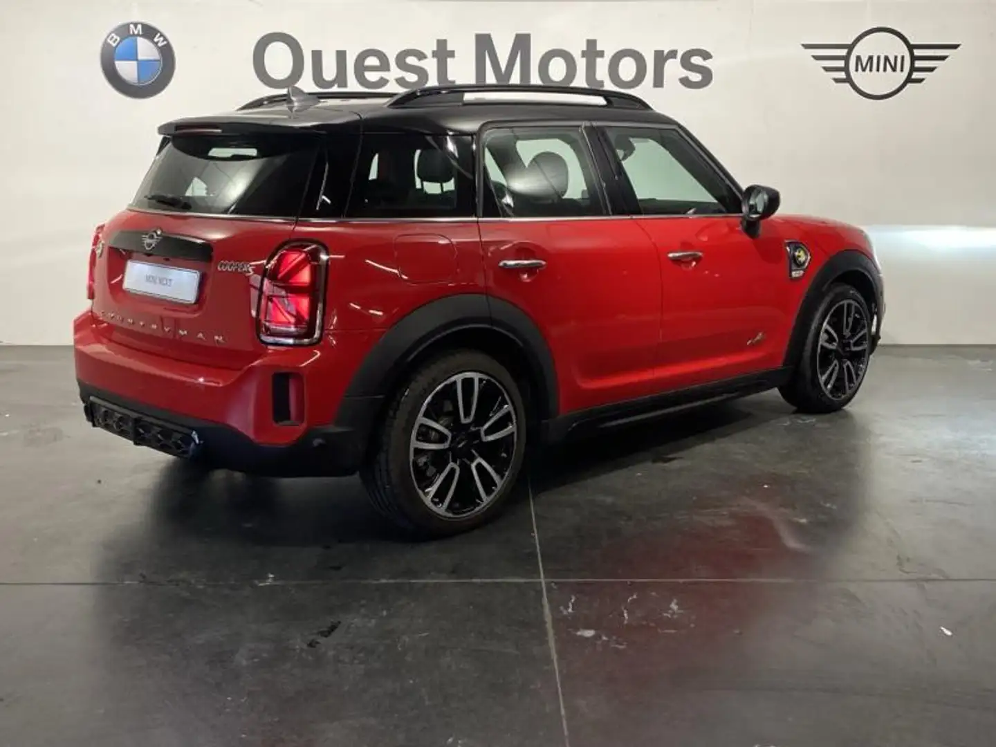 MINI Countryman C Cooper SE  125ch + 95ch JCW ALL4 BVA6 Rouge - 2