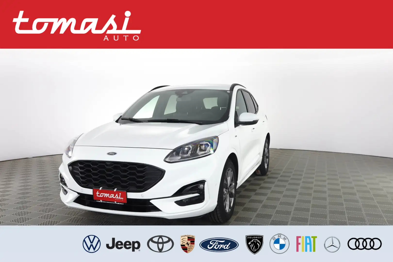 Ford Kuga 2.0 EcoBlue 120 CV aut. 2WD ST-Line Bianco - 1