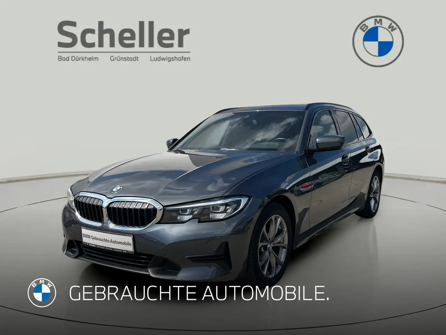 BMW 318 d A Sport Line DAB LED WLAN RFK Tempomat Shz Grijs - 1