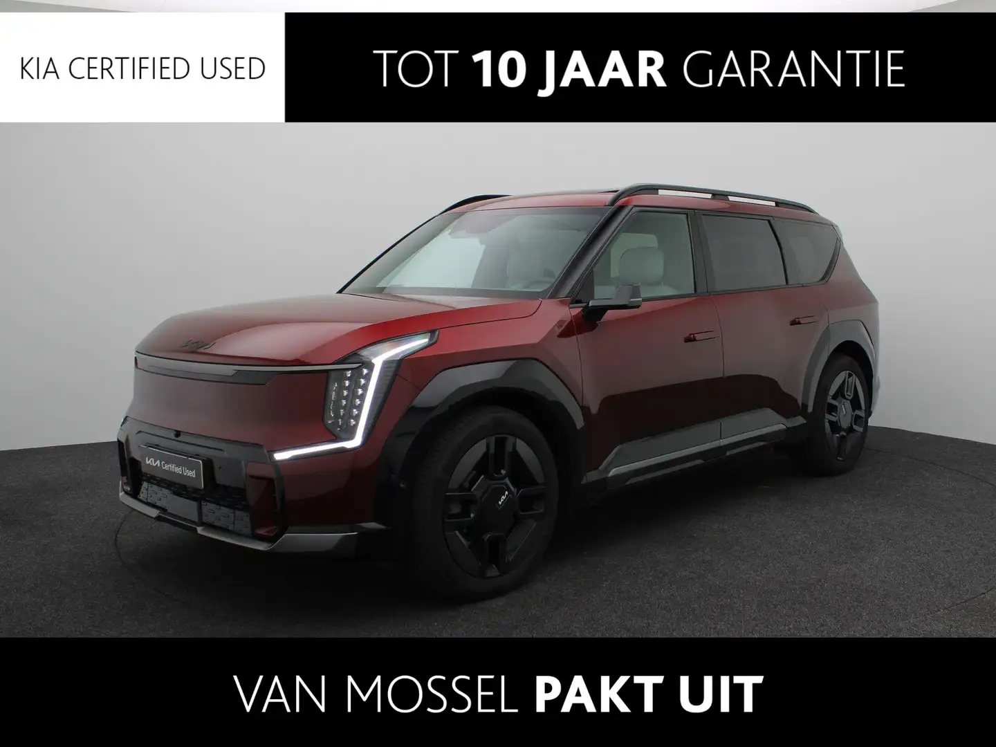 Kia EV9 GT-Line AWD 99.8 kWh Digital Side Mirrors | DEMO | Červená - 1