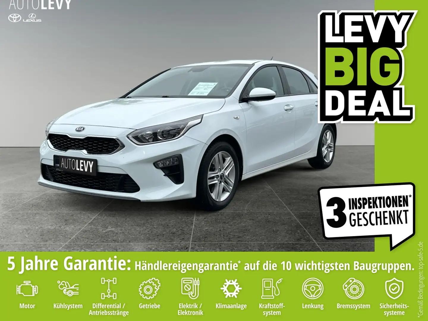 Kia Ceed / cee'd Ceed 1.0 T-GDI OPF *KLIMA*16''LM*ALLWETTER* Blanc - 1