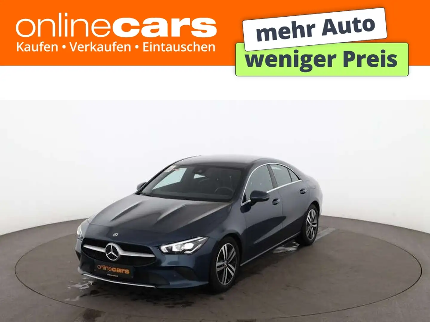 Mercedes-Benz CLA 180 d Progressive Aut LED LEDER NAVI SITZHZG Blau - 1