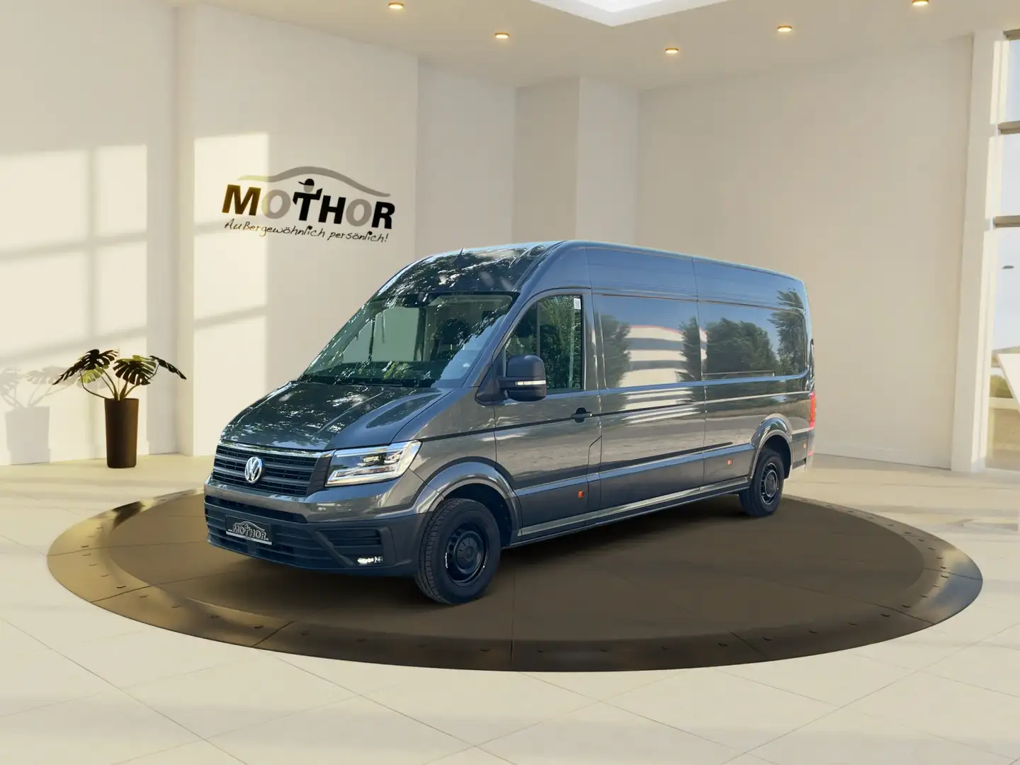 Volkswagen Crafter Kasten 35 TDI lang Hochdach AHK Grau - 2
