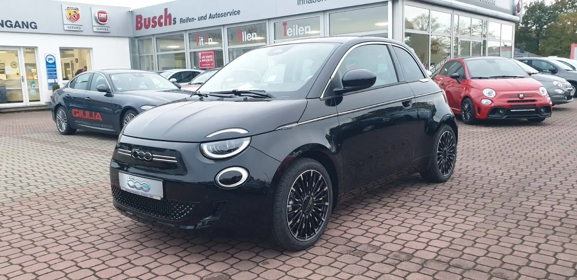 Fiat 500e "la Prima" Schwarz - 1