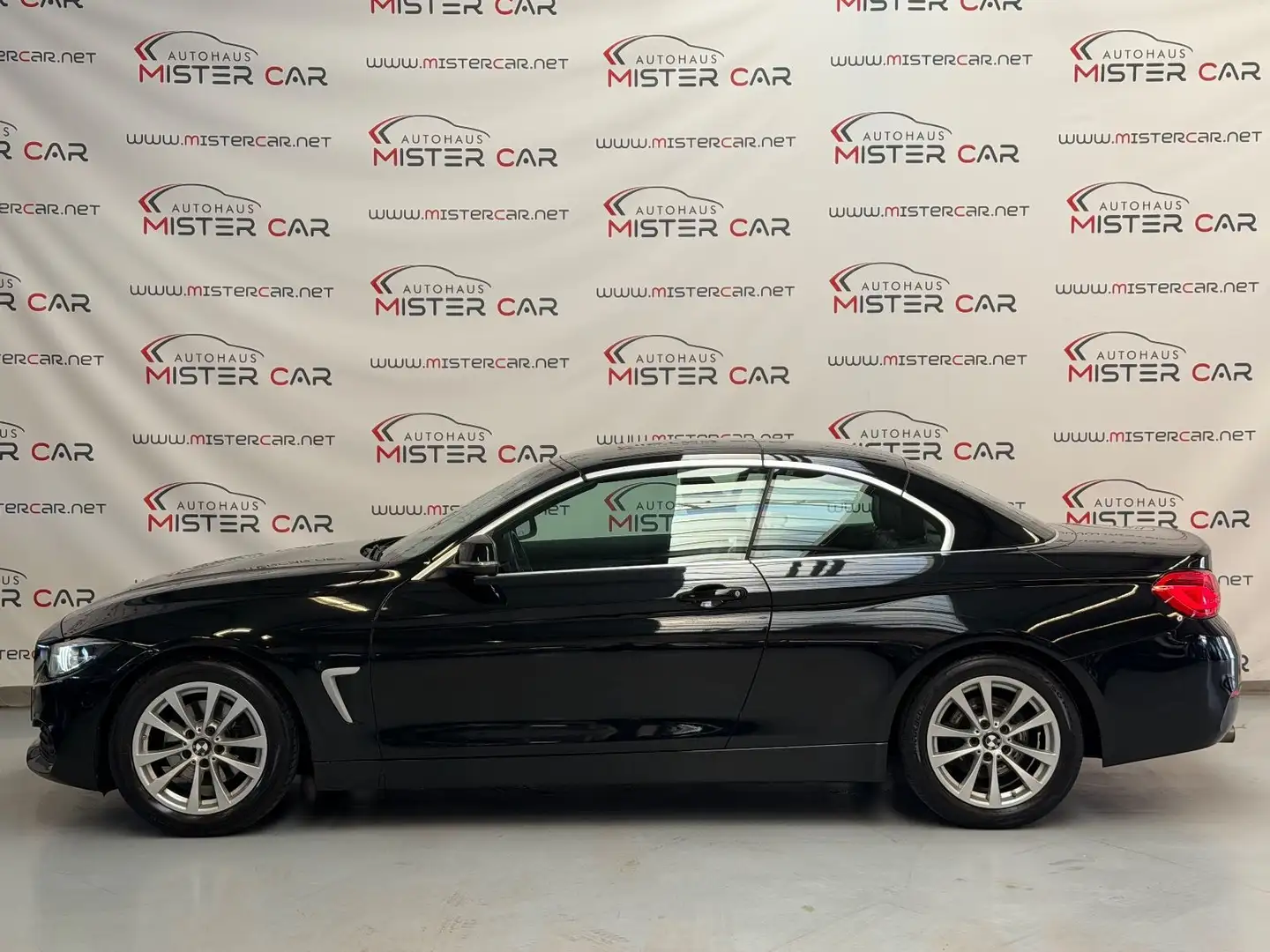 BMW 420 d Cabrio FACELIFT/DISPLY/LED/NACKENWÄRMER/ALU Noir - 2