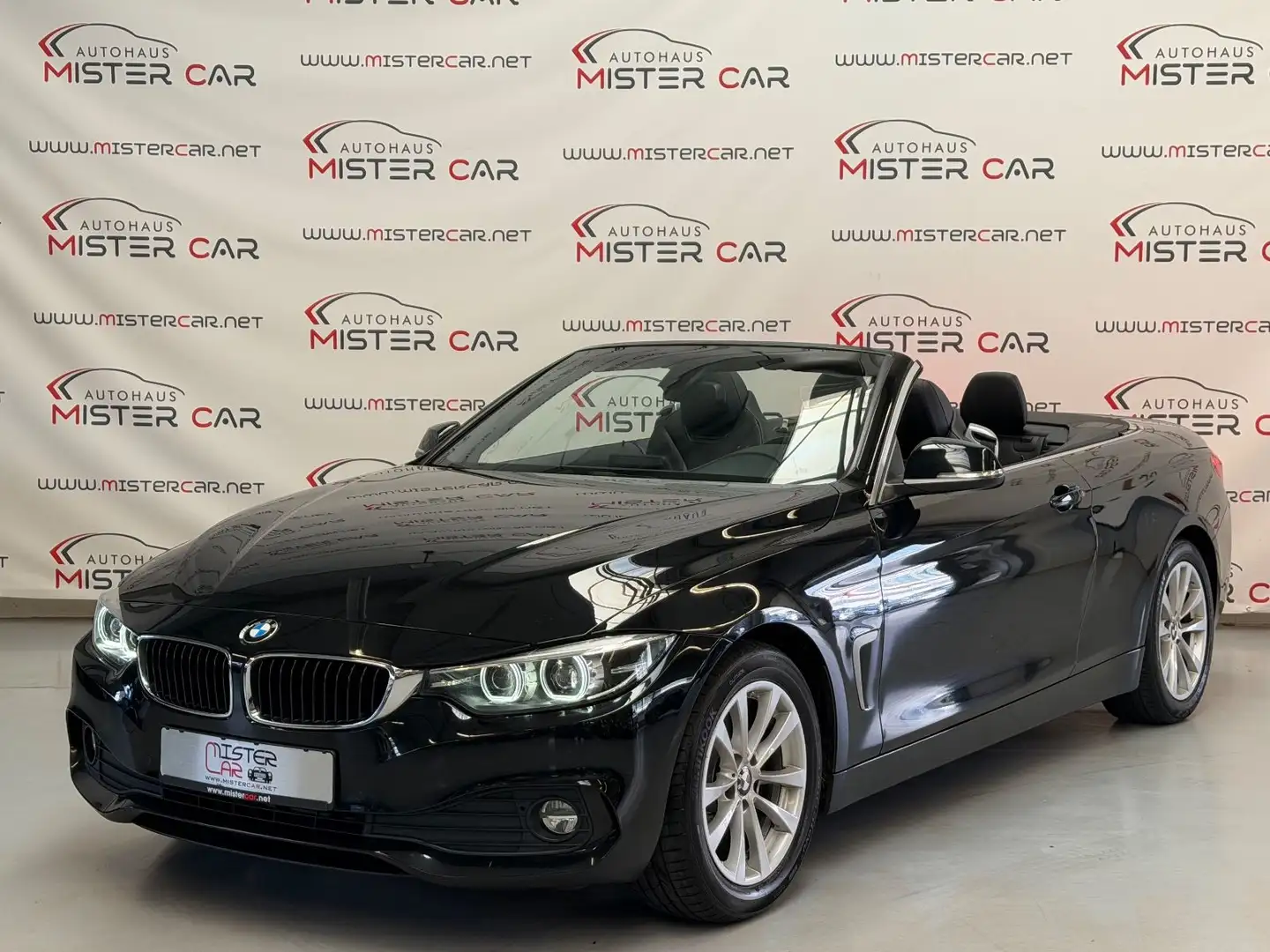 BMW 420 d Cabrio FACELIFT/DISPLY/LED/NACKENWÄRMER/ALU Noir - 1