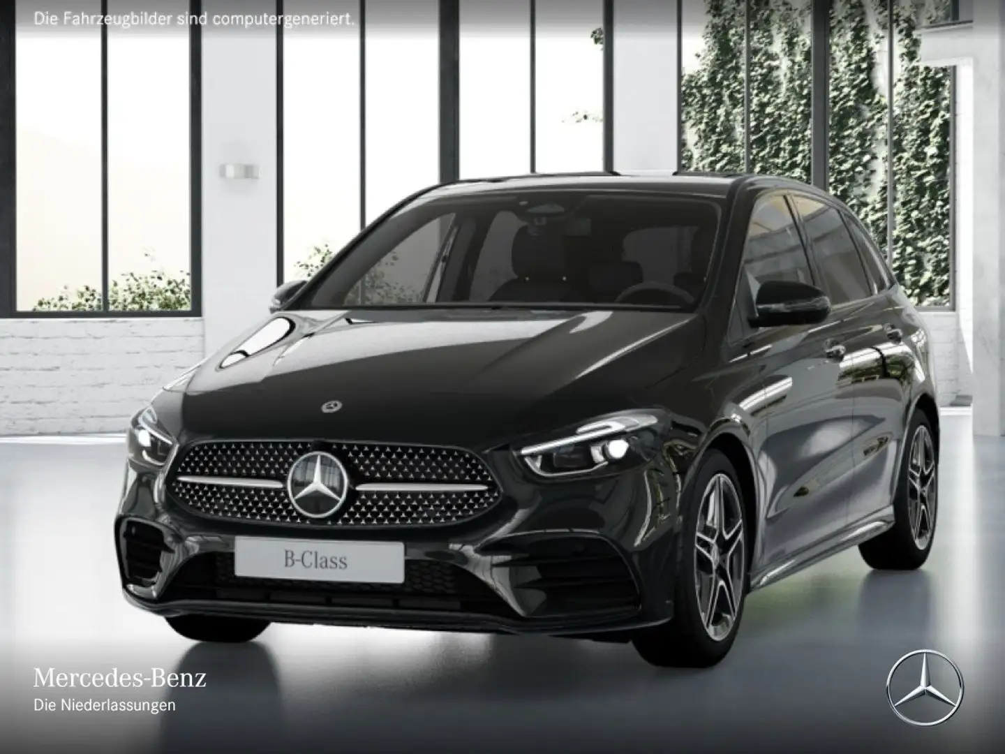 Mercedes-Benz B 200 AMG+NIGHT+PANO+360°+AHK+MULTIBEAM+TOTW+7G Schwarz - 2