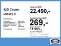 BMW 420 i Coupe Luxury LED PanoSD Navi HUD KlimaA Noir - thumbnail 3