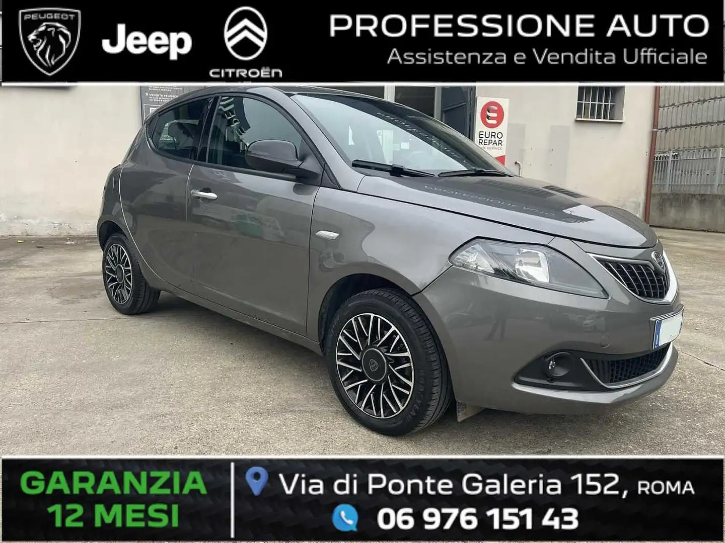 Lancia Ypsilon 1.0 FireFly 5 porte S&S Hybrid Gold Plus Grigio - 1
