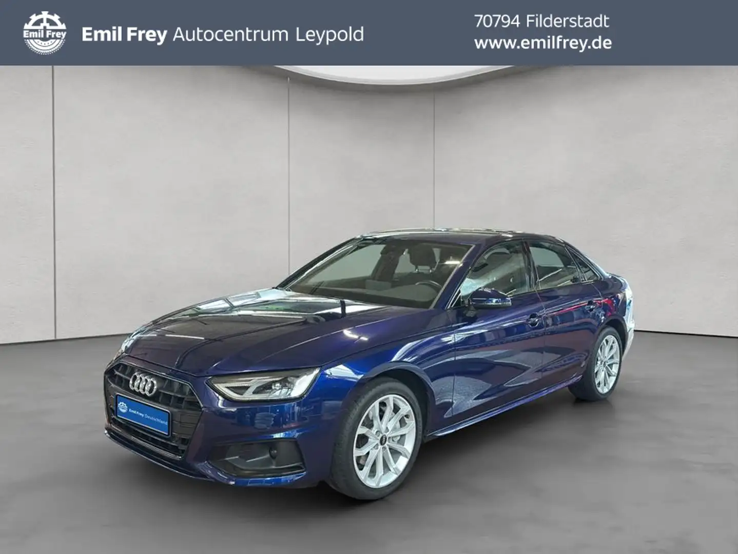 Audi A4 40 TDI S tronic advanced Navi Black Style Blau - 1