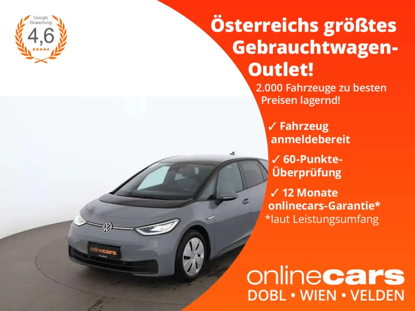 Volkswagen ID.3 Pro Business 58kWh Aut MATRIX RADAR NAVI Grau - 1