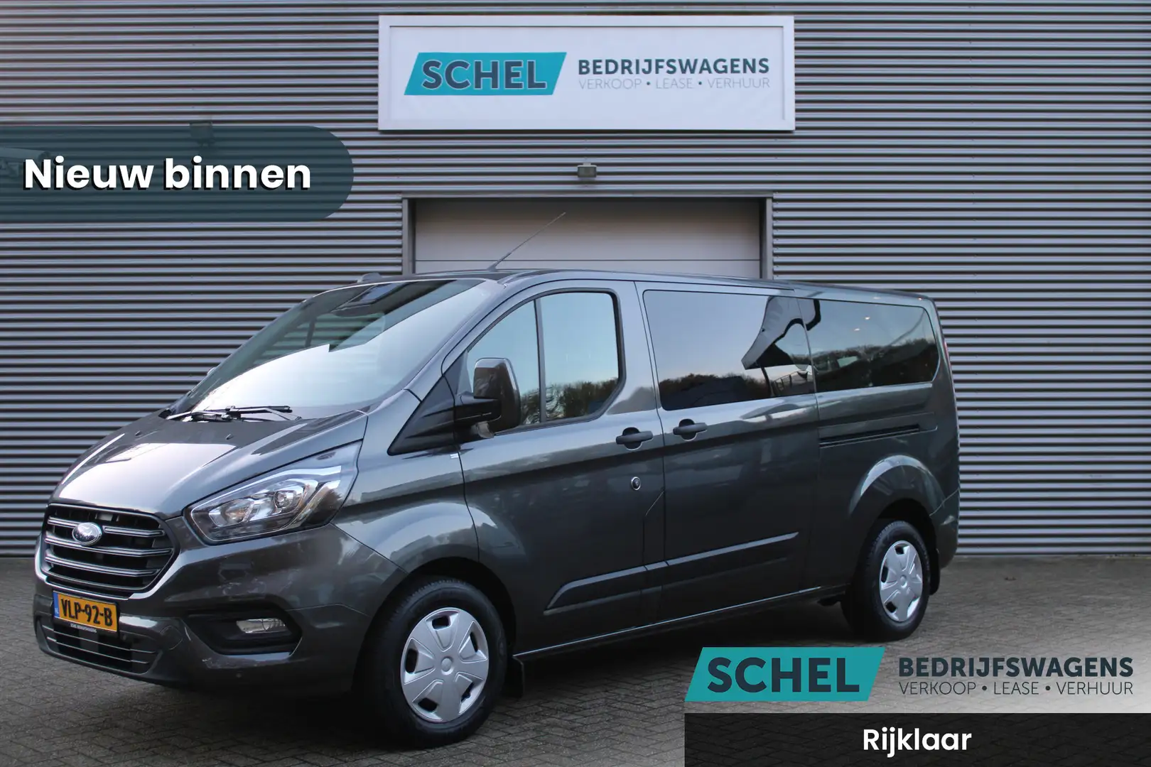 Ford Transit Custom 320 2.0 TDCI L2H1 Trend 130pk - 2x Schuifdeur - Ca Grijs - 1