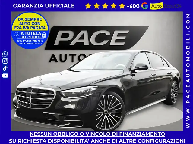 Mercedes-Benz S 450 D PREMIUM AMG LUNGA 21" TETTO KAMERA 360 ACC PDC