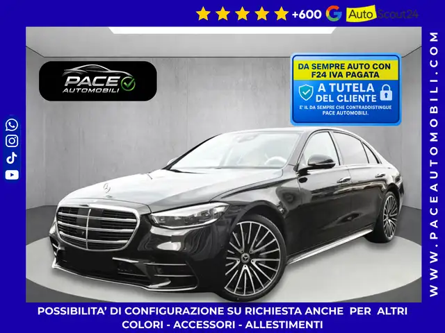 Mercedes-Benz S 450 D PREMIUM AMG LUNGA 21" TETTO KAMERA 360 ACC PDC