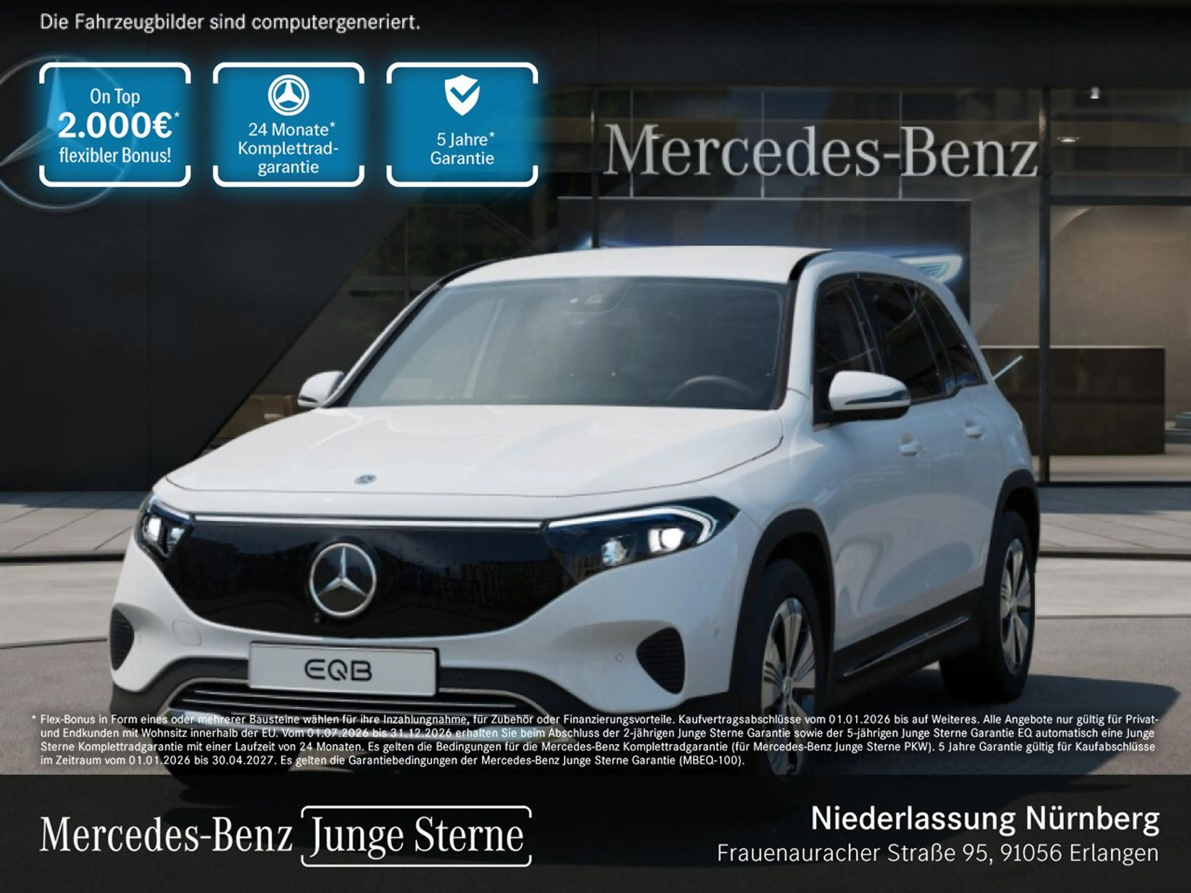 Mercedes-Benz EQB 250 PROG+ADVANCED+AHK+360+MEMORY+SPUR