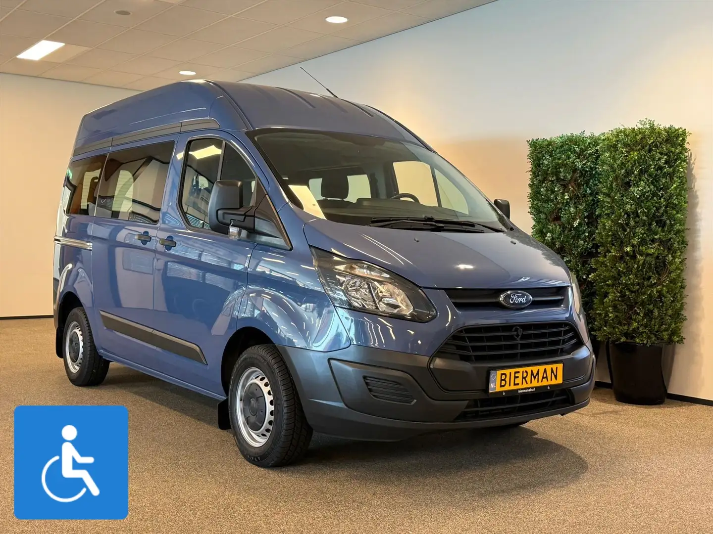 Ford Transit Custom L1H2 Rolstoelbus Blauw - 1