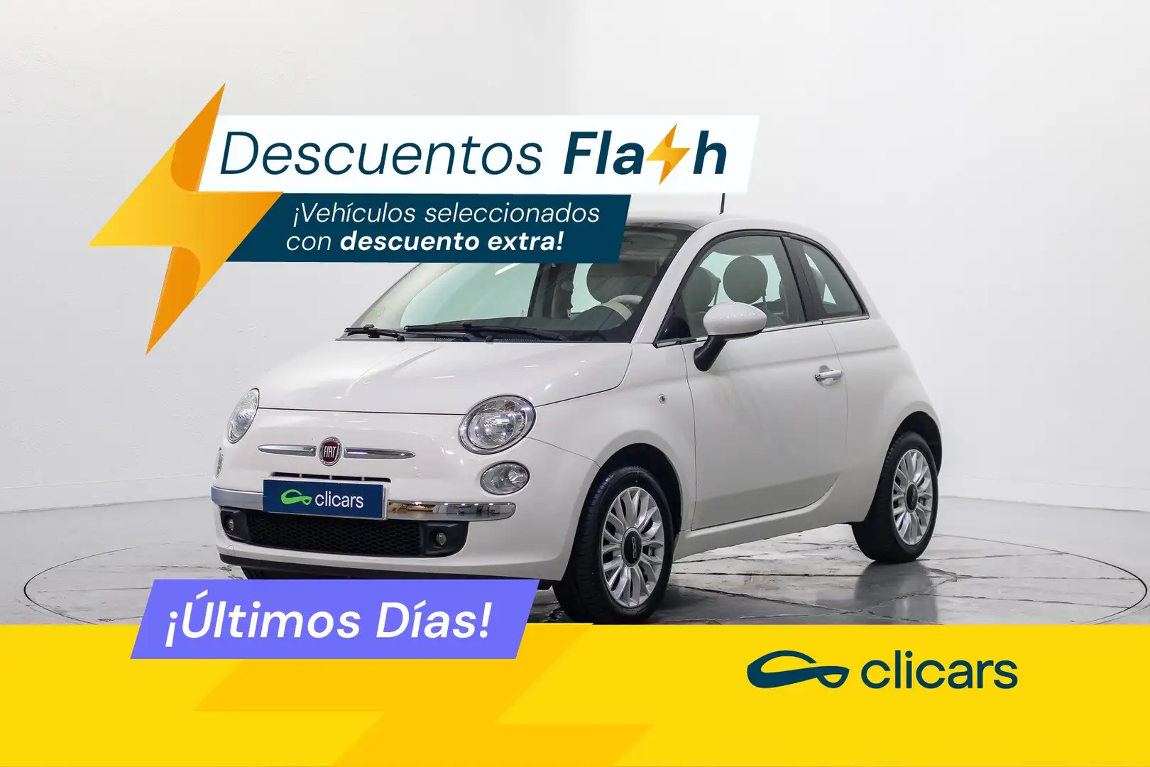 Fiat 500 1.2 Lounge Blanco - 1