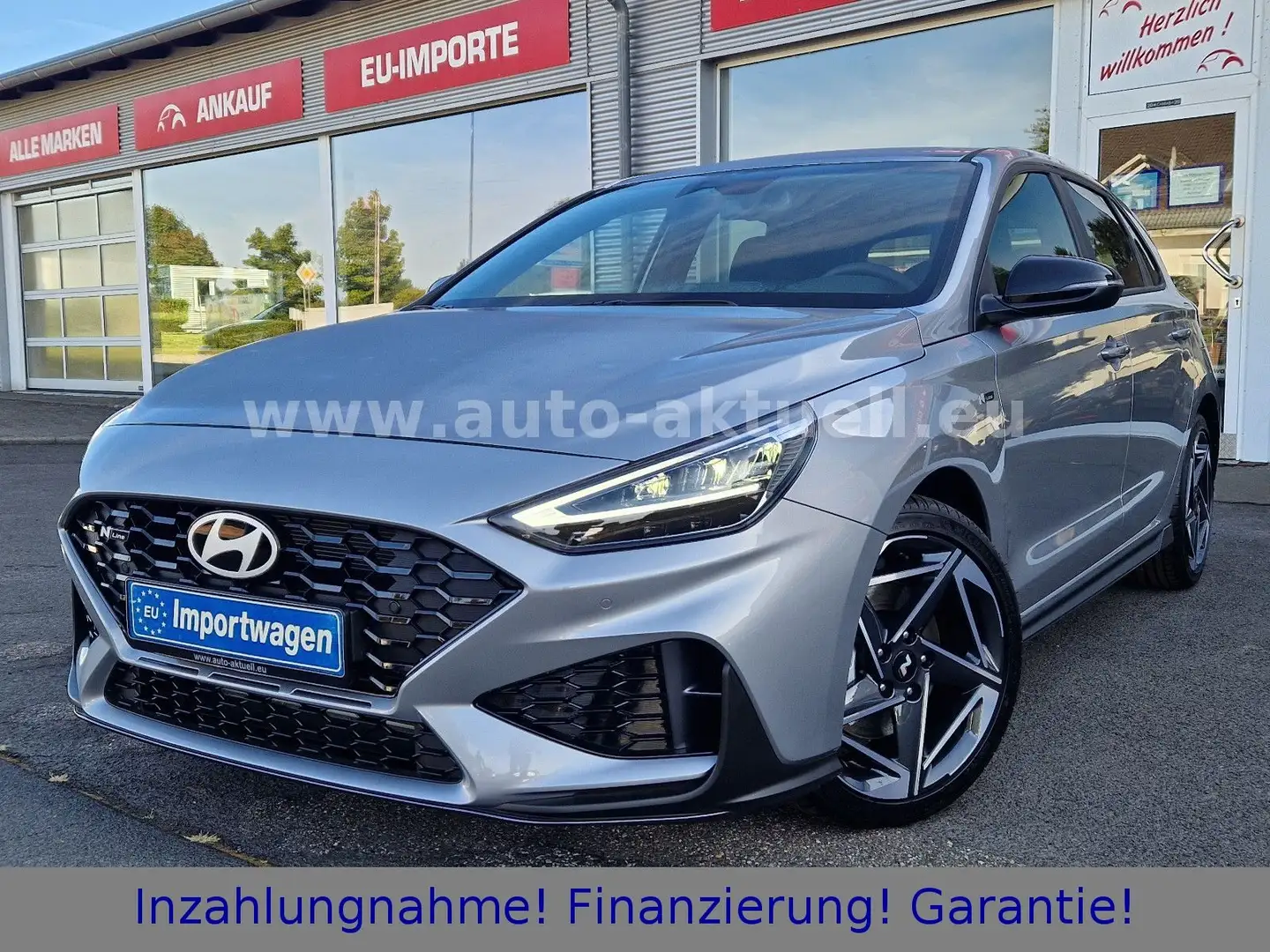 Hyundai i30 N LINE 1,5TGDI 48V DIG.TACHO NAVI LED Argent - 1