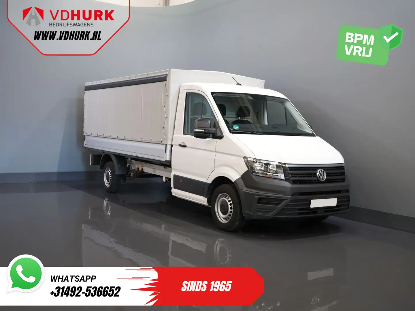 Volkswagen Crafter 35 2.0 TDI 180 pk DSG Aut. BPM VRIJ! 430x203 Open Blanc - 1
