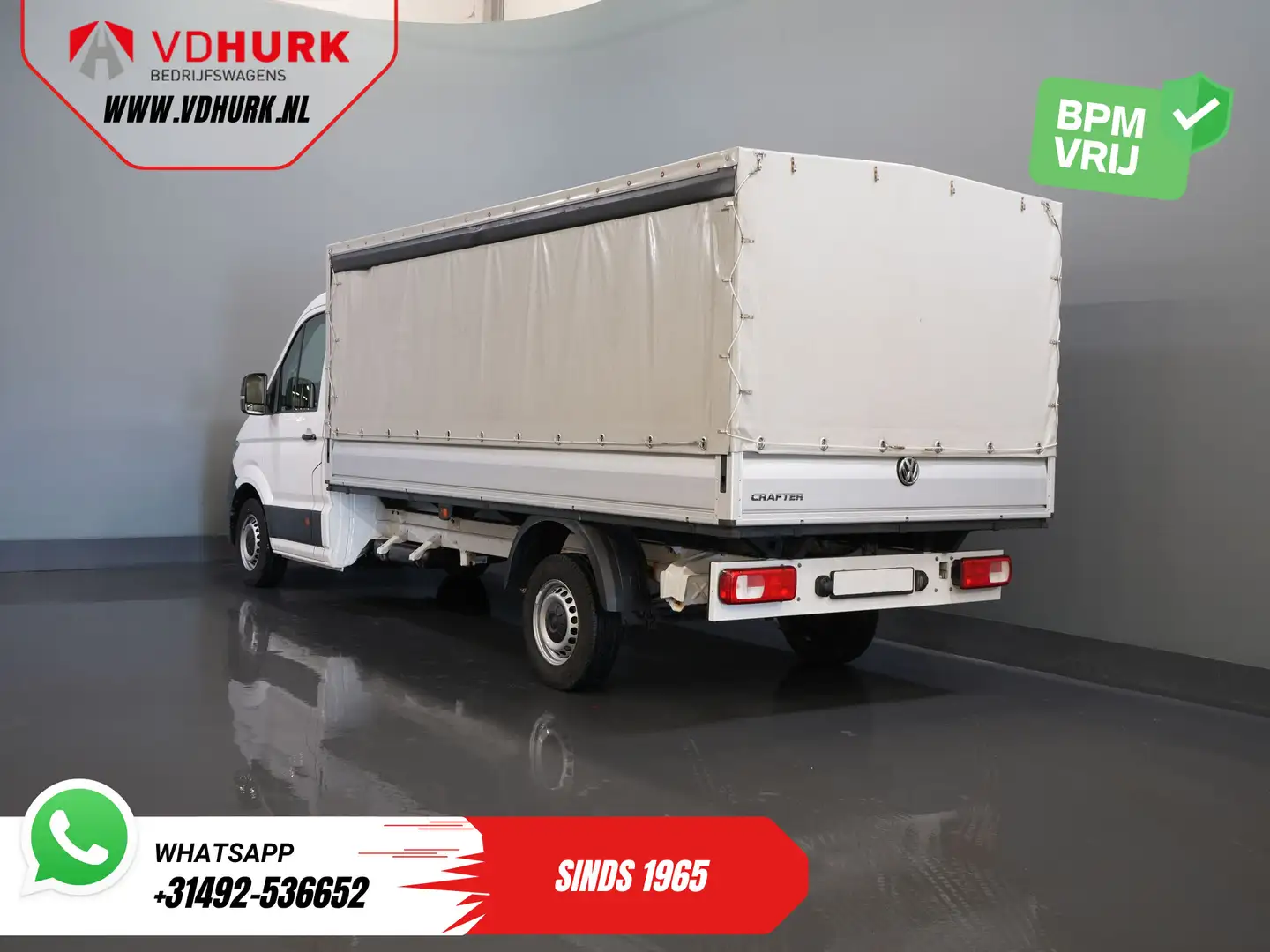 Volkswagen Crafter 35 2.0 TDI 180 pk DSG Aut. BPM VRIJ! 430x203 Open Blanc - 2