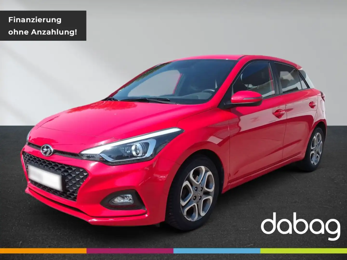 Hyundai i20 blue 1.0 T-GDI DCT Trend Rot - 1