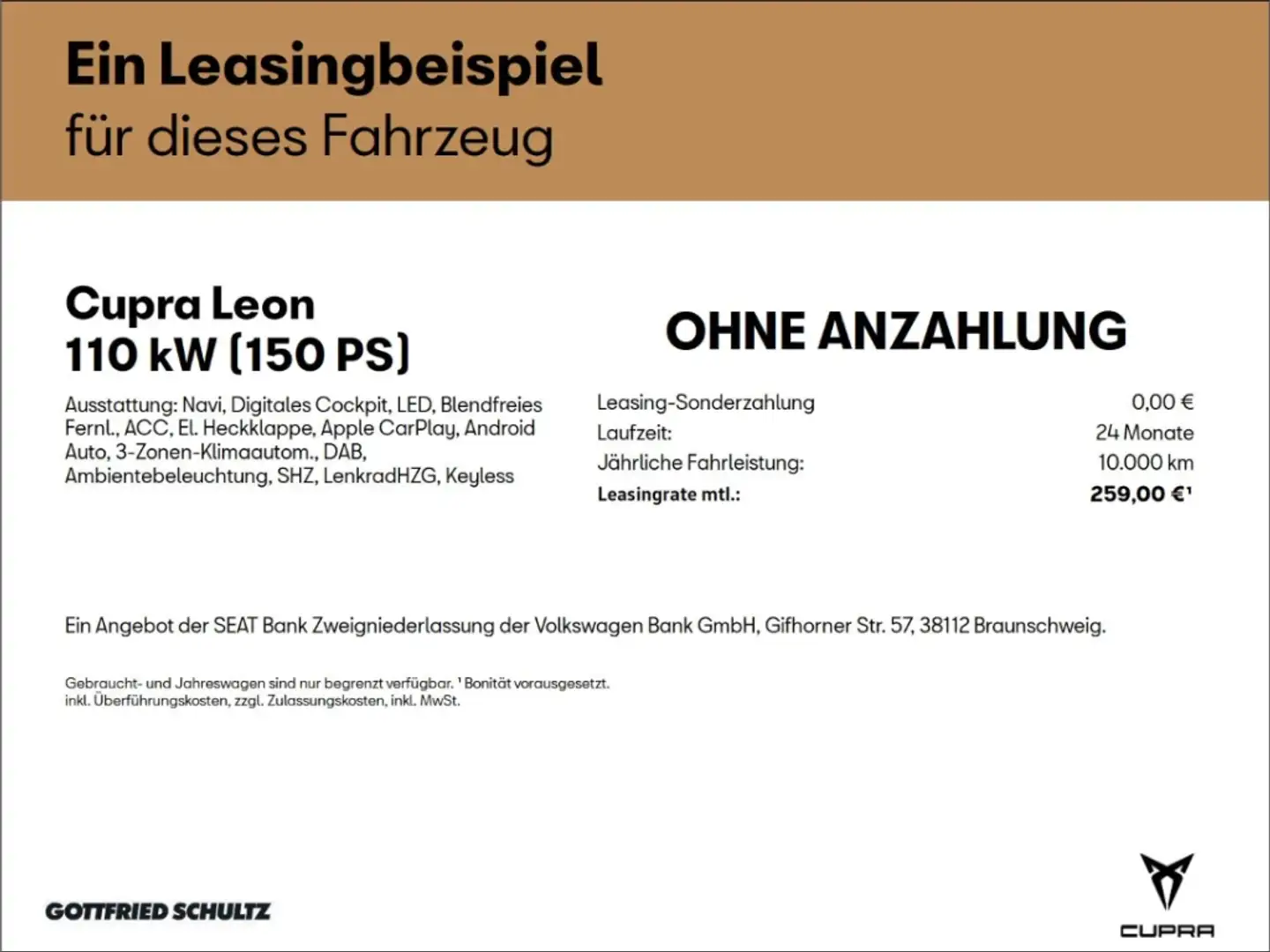 CUPRA Leon Sportstourer 1.5 eTSI DSG Navi Voll-LED Full-Link Weiß - 2