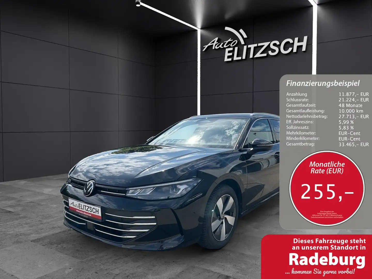 Volkswagen Passat Variant Business TDI DSG LED ACC AHK SHZ Massage AreaVi... Schwarz - 1