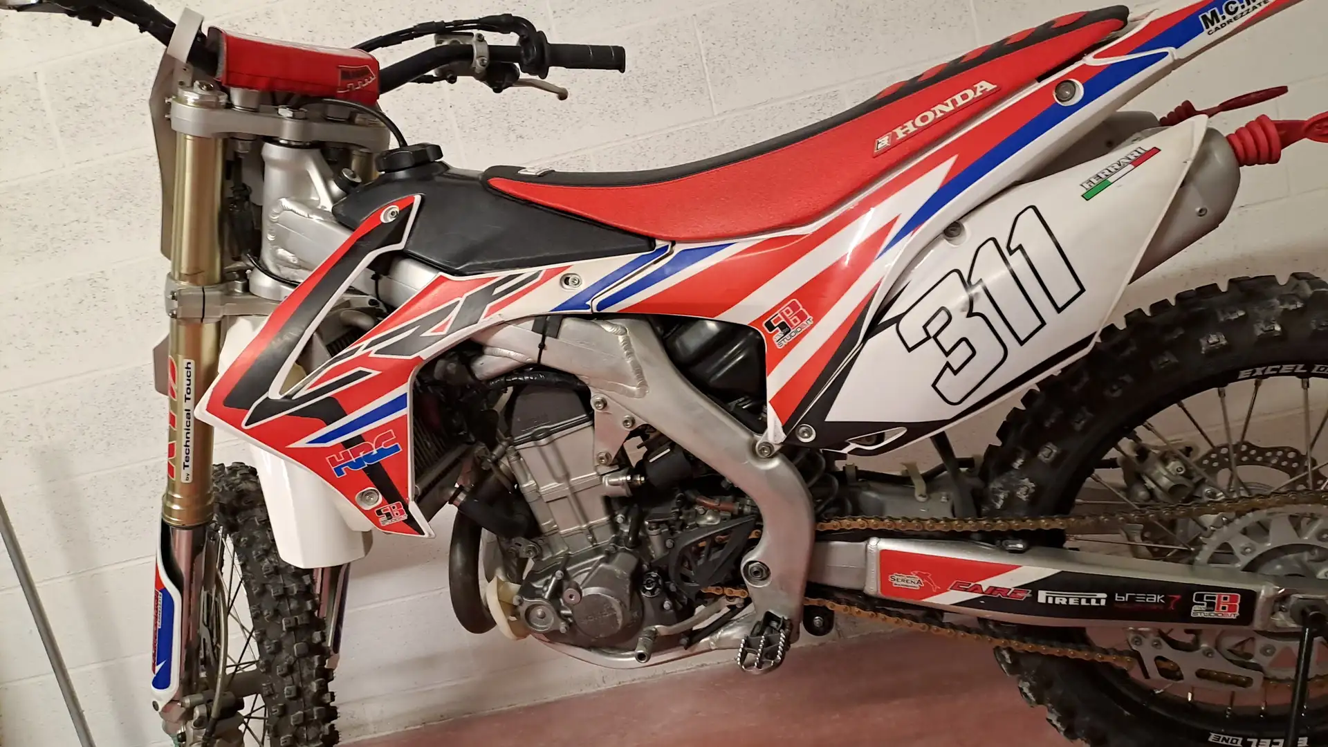 Honda CRF 450 CRF 450 R Bianco - 1