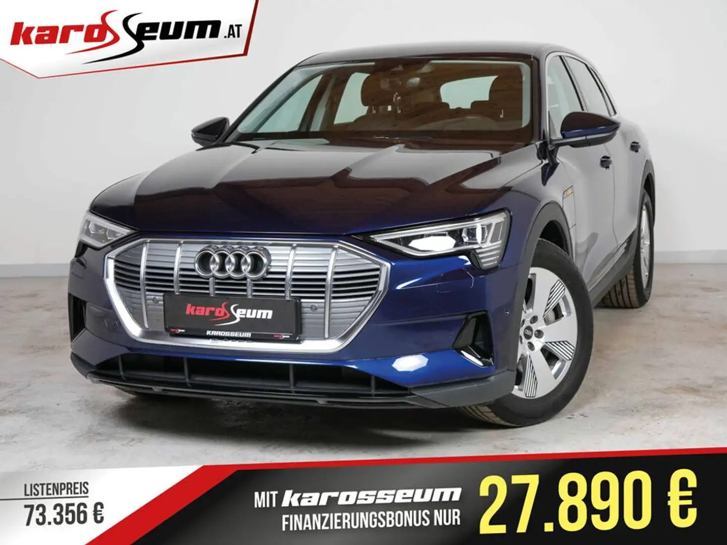 Audi e-tron 50 quattro *TEMPO*SHZ*RFK*DAB*LED* Blau - 1