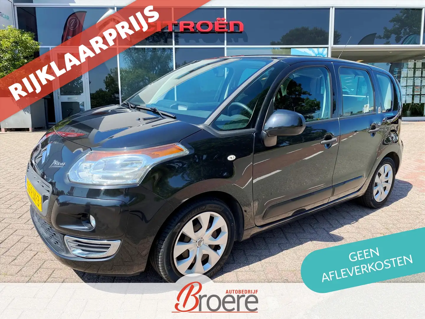 Citroen C3 Picasso 1.4 VTi 95pk Aura | airconditioning, cruise contro Zwart - 1